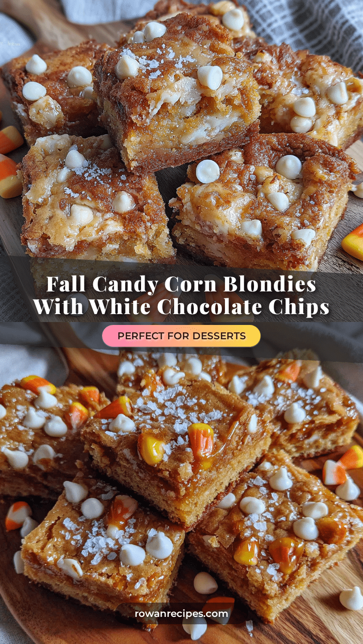 candy corn blondies recipe
