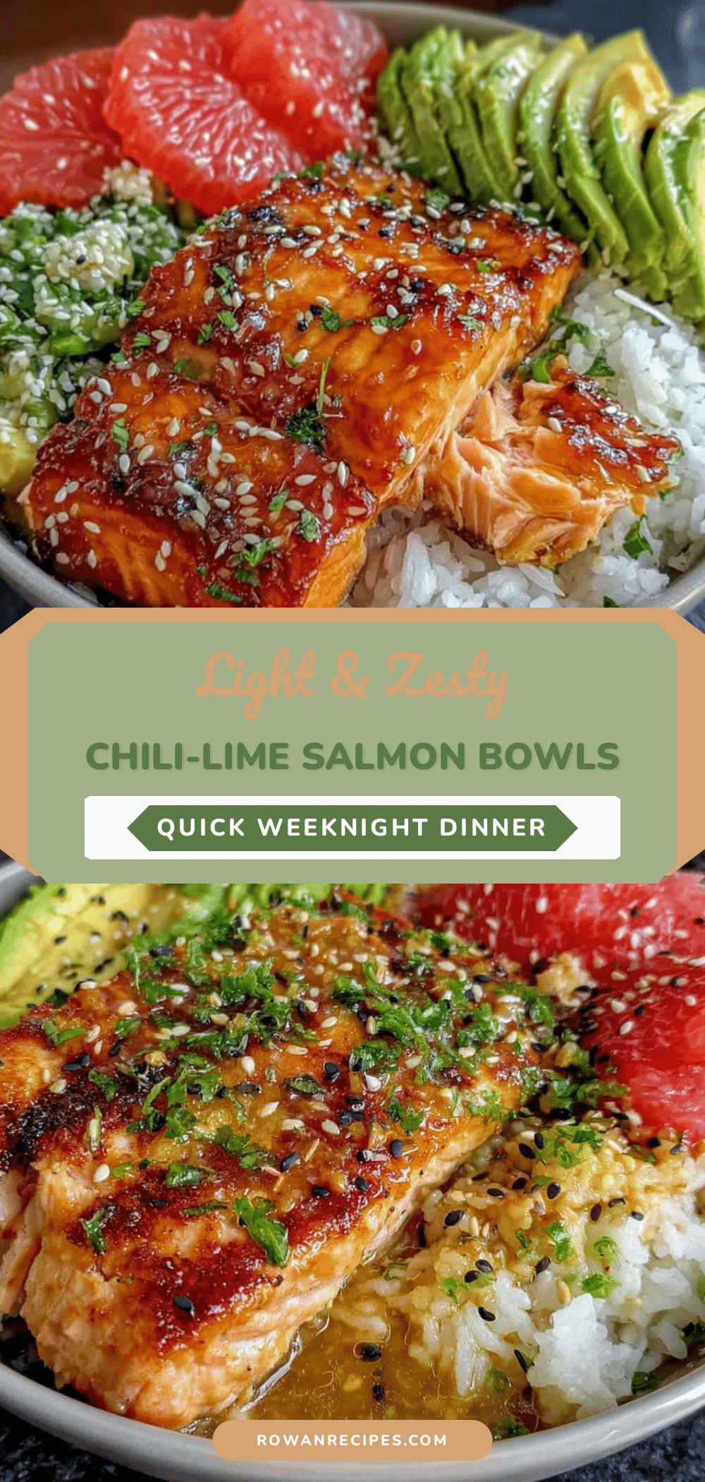 chili lime salmon bowls recipe