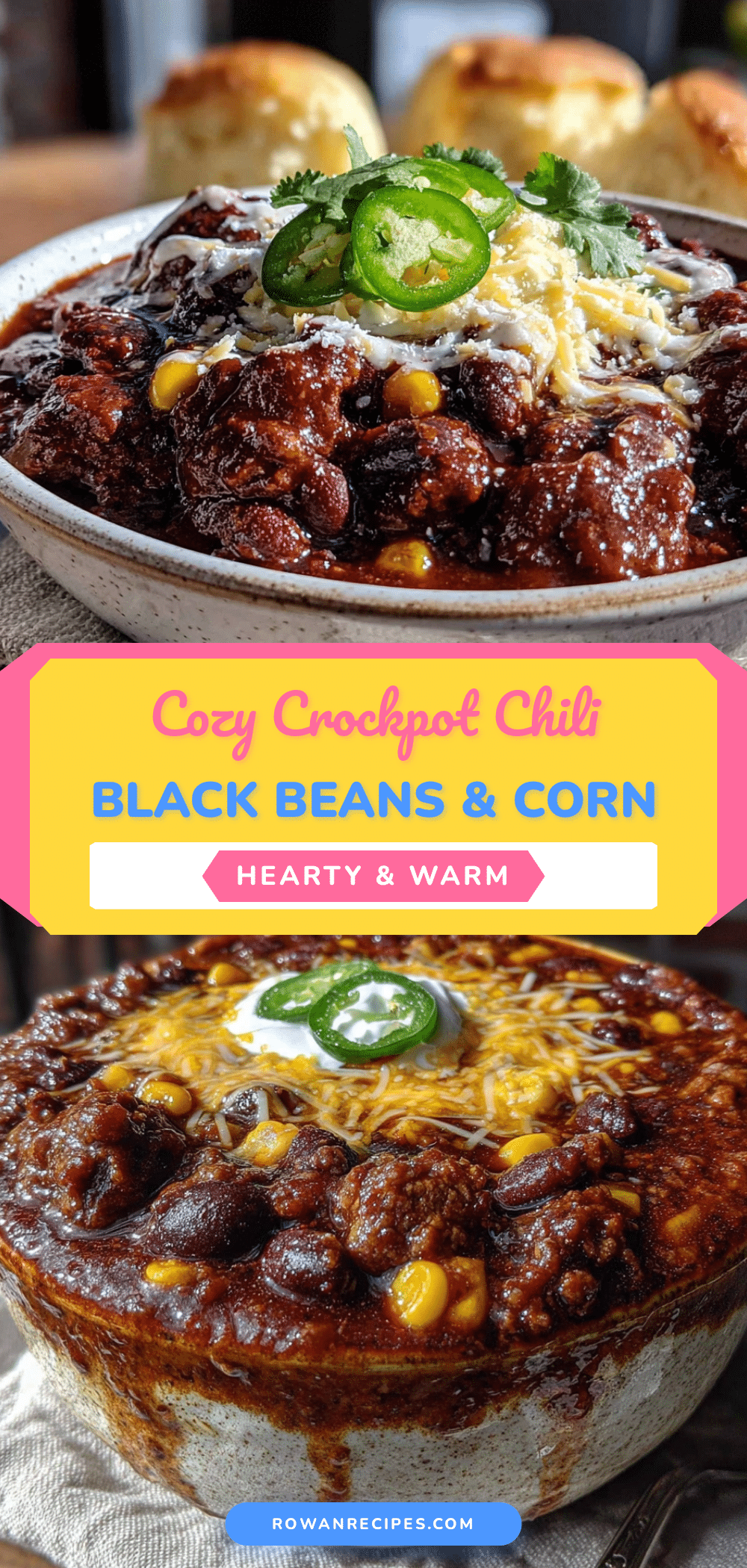 crockpot chili with black beans and corn recipe