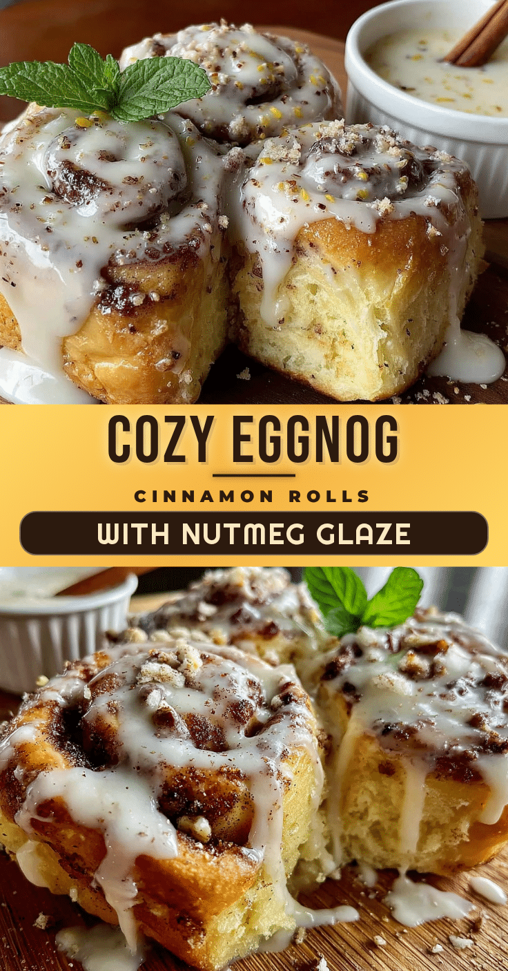 eggnog cinnamon rolls recipe