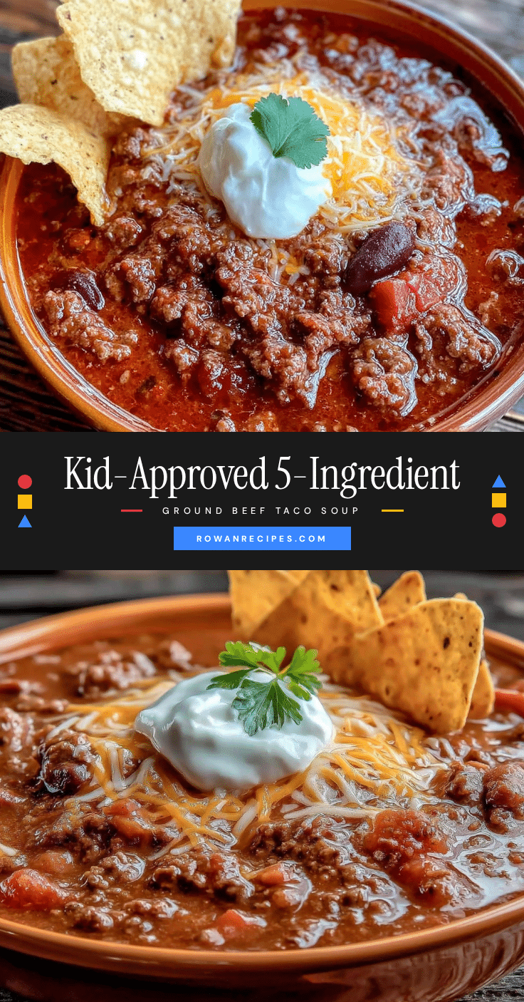 ground beef taco soup recipe
