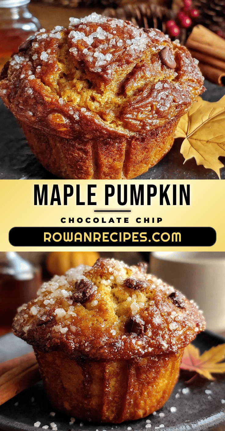 maple pumpkin chocolate chip muffins recipe