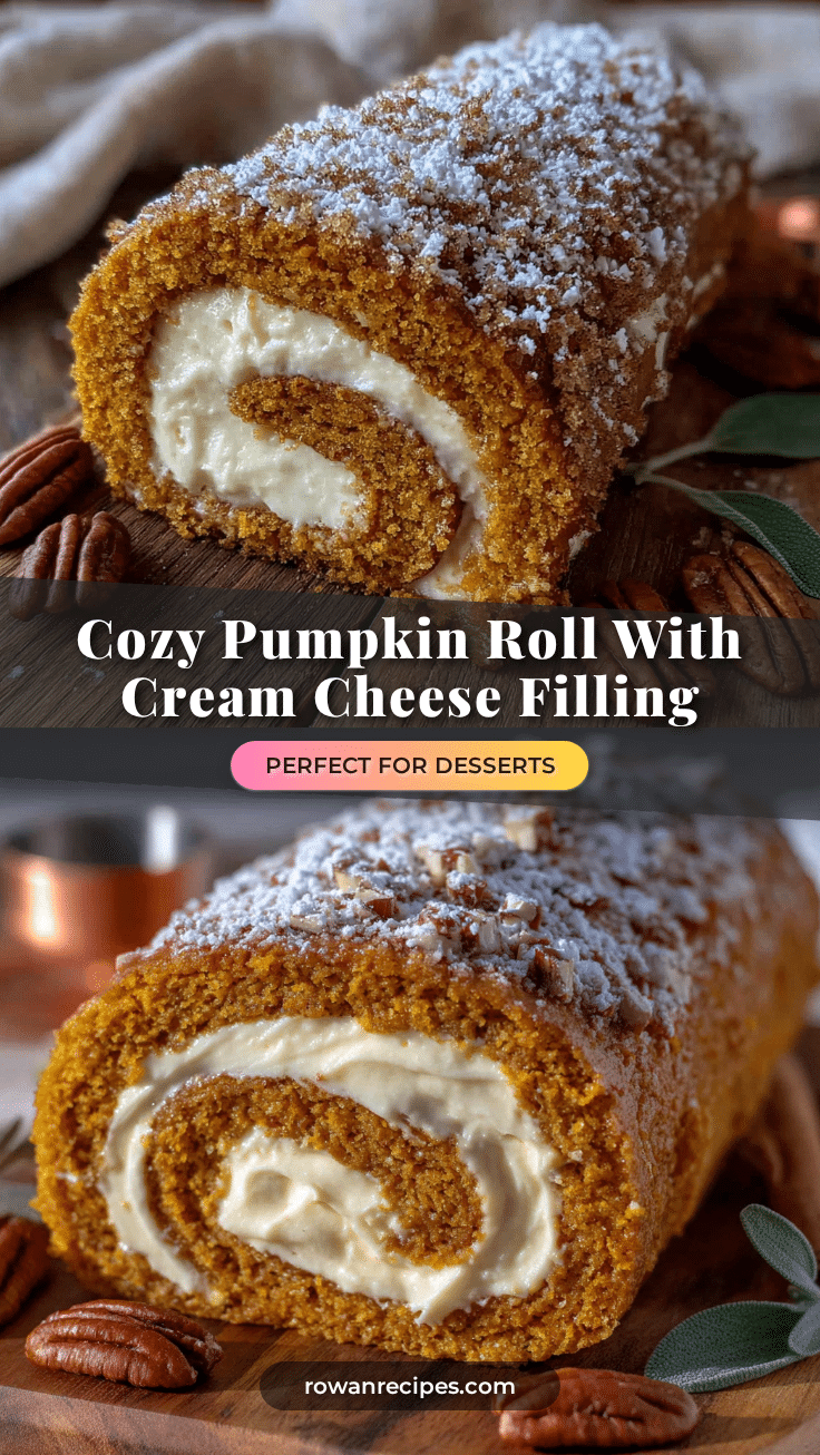 pumpkin roll with cream cheese filling recipe