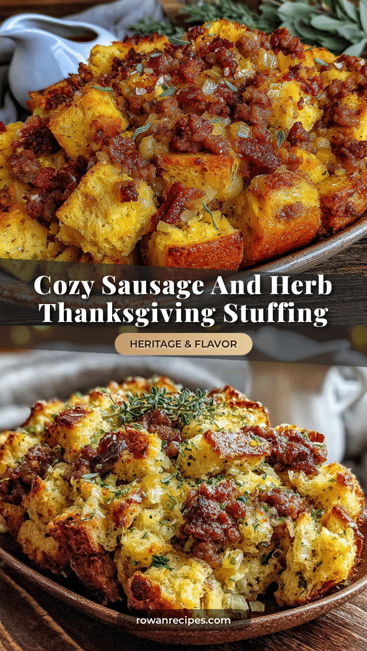 sausage and herb thanksgiving stuffing recipe